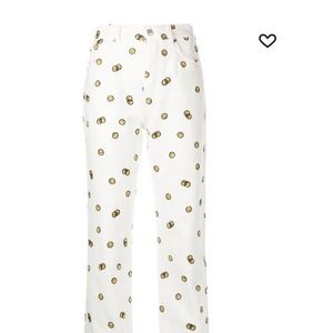 Reformation Smiley Jeans 
Mixed Emotions high-rise straight jeans